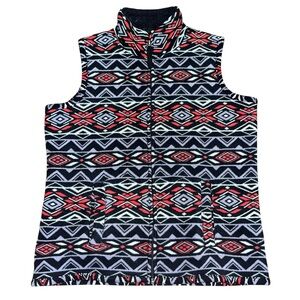 Jane Ashley Aztec Pattern Vest